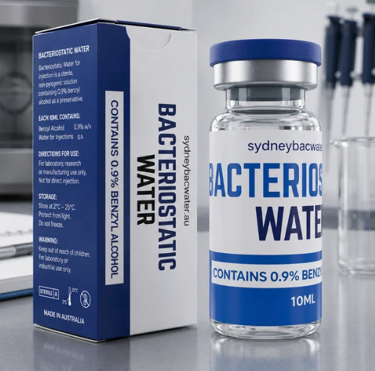 Bacteriostatic Water Australia 10/30/50mL Vials and travel cases – sydneybacwater
