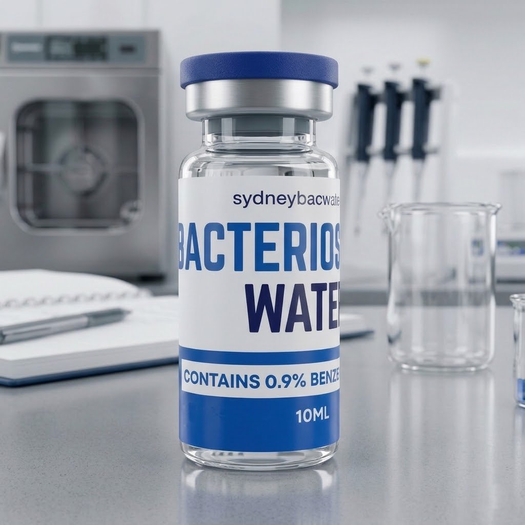 10mL Bacteriostatic Water Australia — Multi-Dose Vial – sydneybacwater