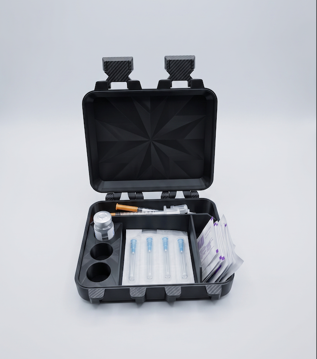 3-Slot 10mL TRT Vial Travel Case