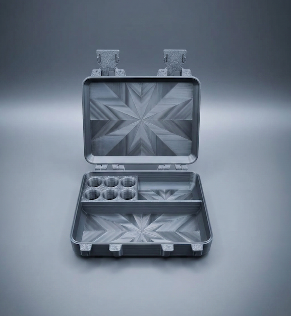6-Vial Peptide Travel Case