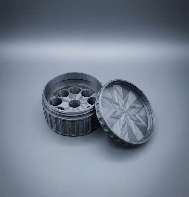 10-Vial Round Peptide Case